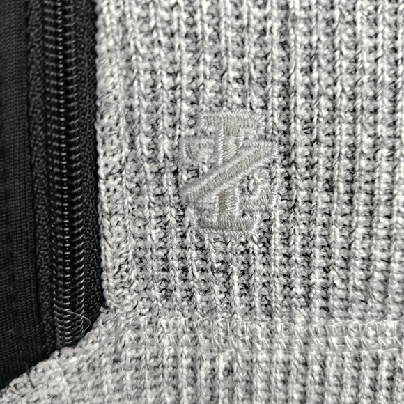 IZOD Advantage Performance Natural Stretch Knit Mock Neck Zip Up Sz. M - Picture 4 of 9